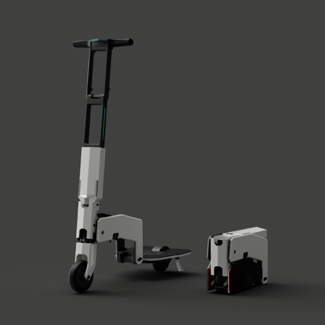 Suitcase-Sized Ultra-Light Folding Electric Scooter